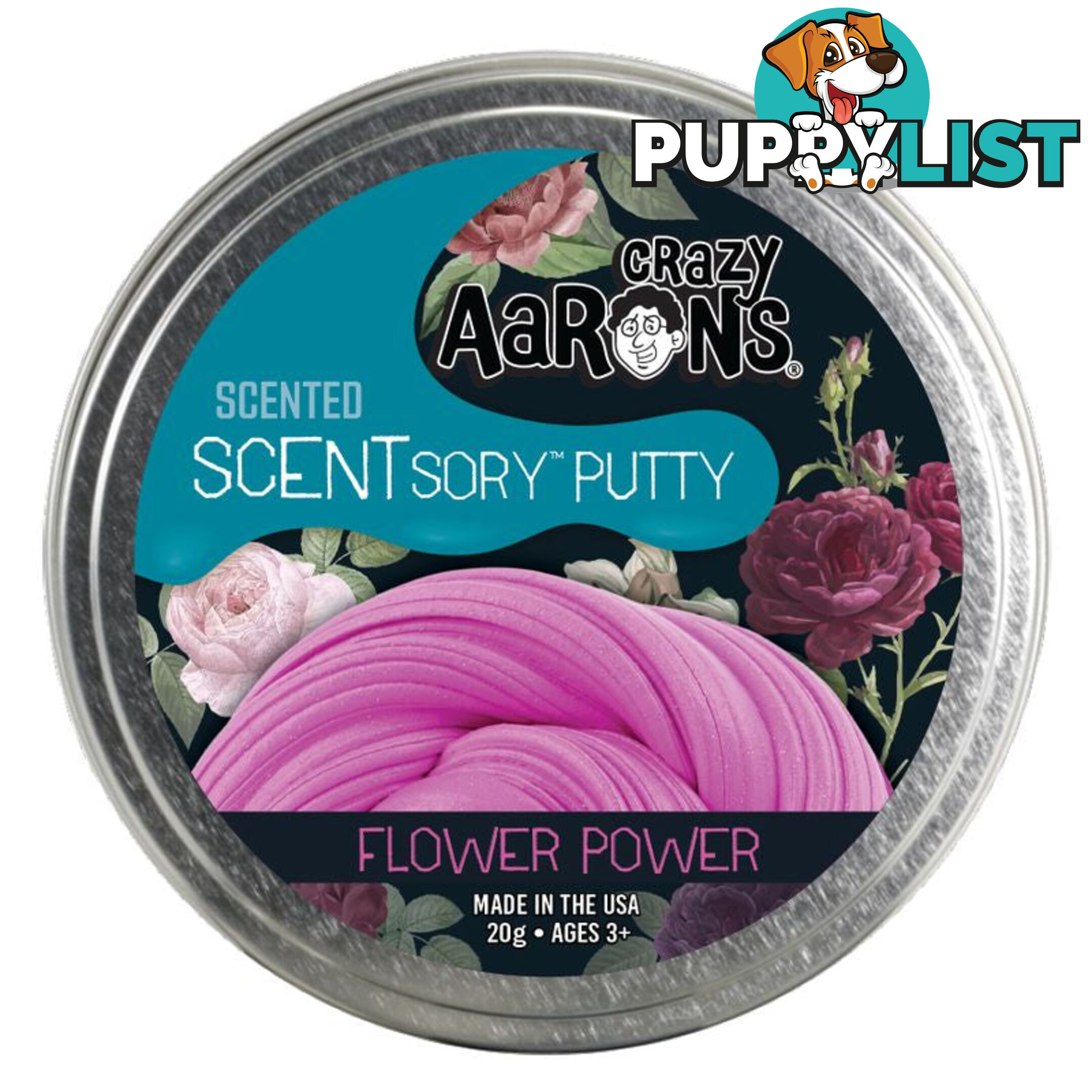 Crazy Aaron's Scentsory Putty Fierce Floral Perfume Flower Power 2.5inch - Bgscnfp055 - 787790221708