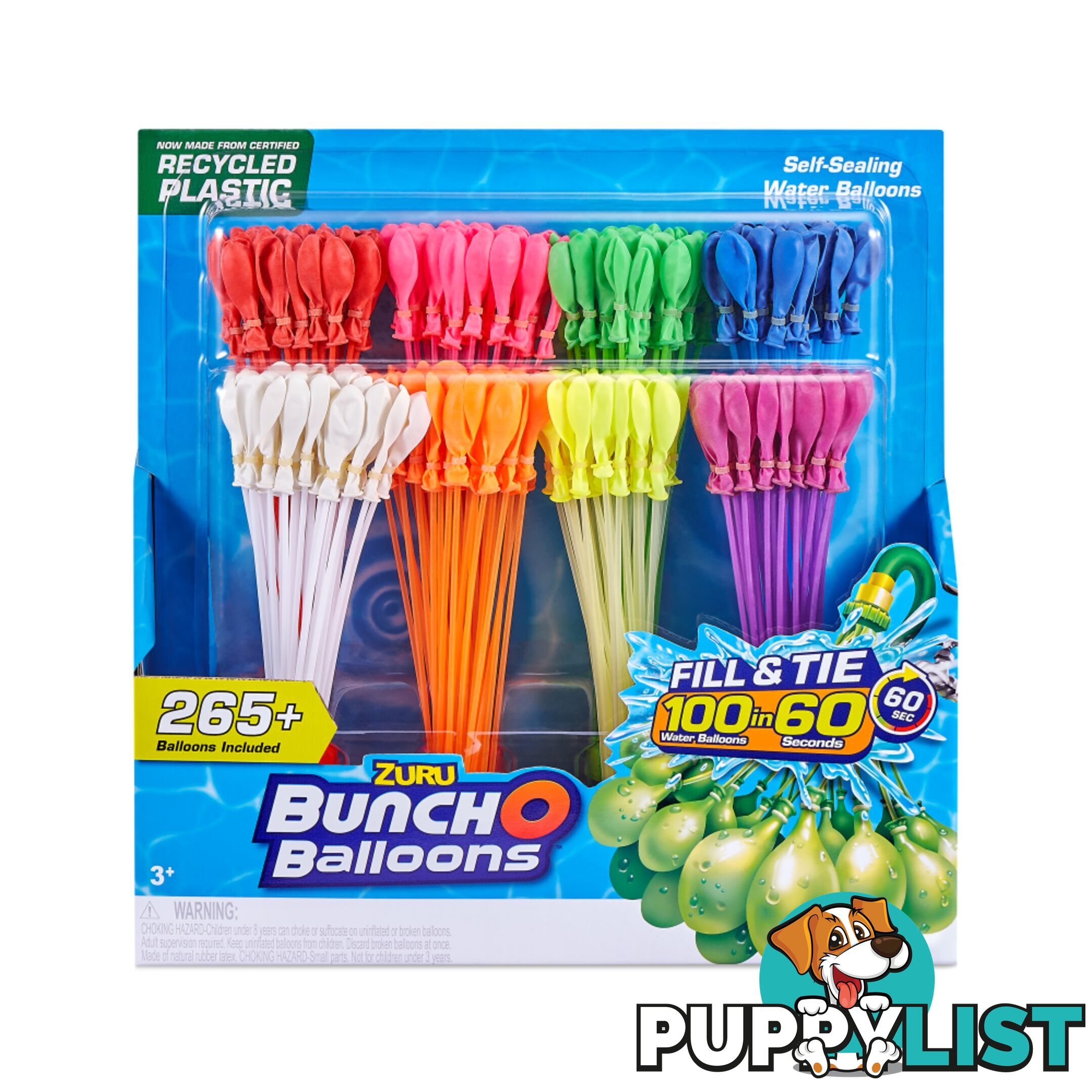 Zuru - Bunch O Balloons Neon Splash 8pk Zt56430 - 193052033017