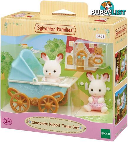 Sylvanian Families - Chocolate Rabbit Twins Set Sf5432 - 5054131054321