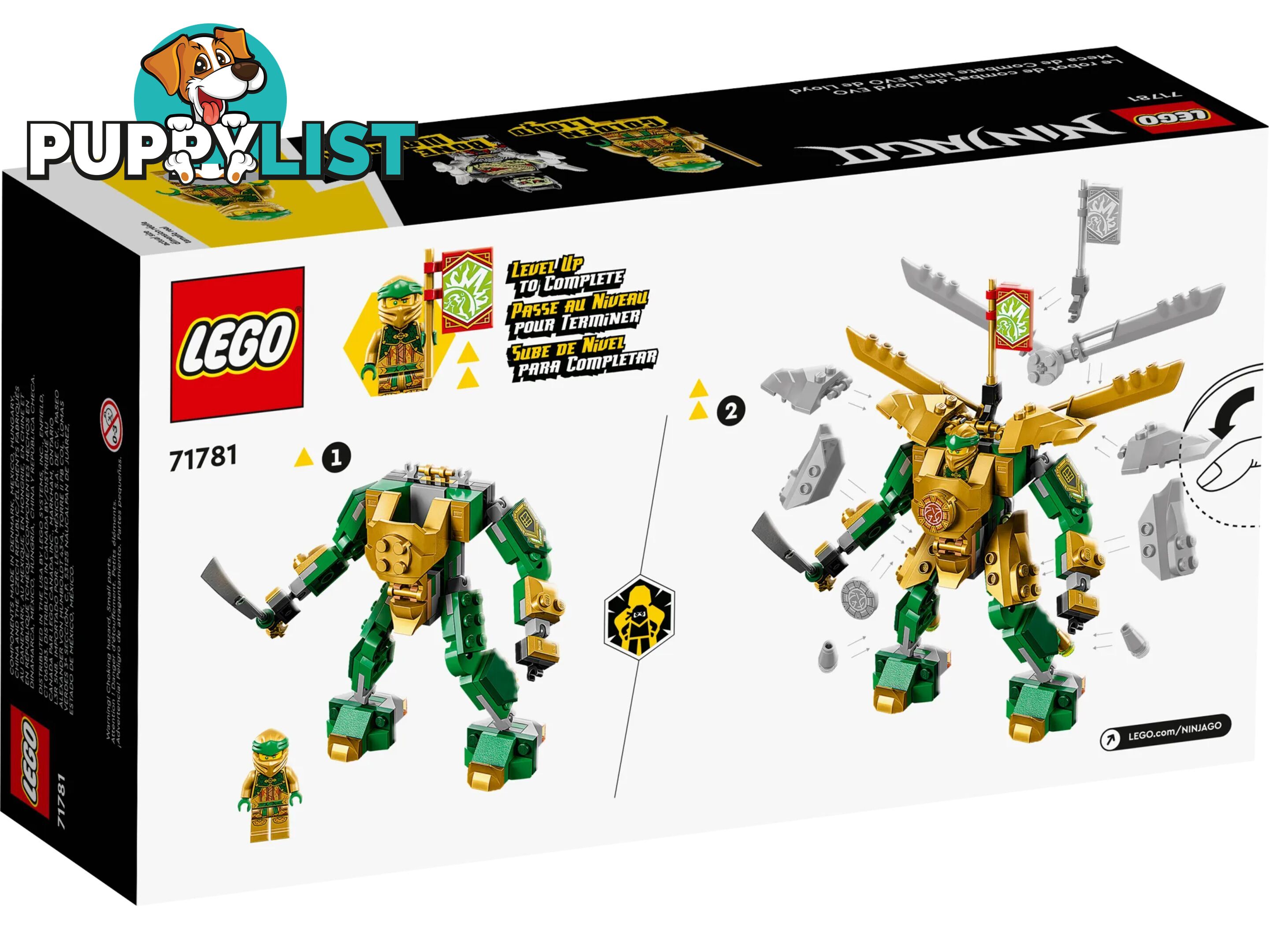 LEGO 71781 Lloyd's Mech Battle EVO - Ninjago - 5702017399683