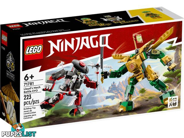 LEGO 71781 Lloyd's Mech Battle EVO - Ninjago - 5702017399683