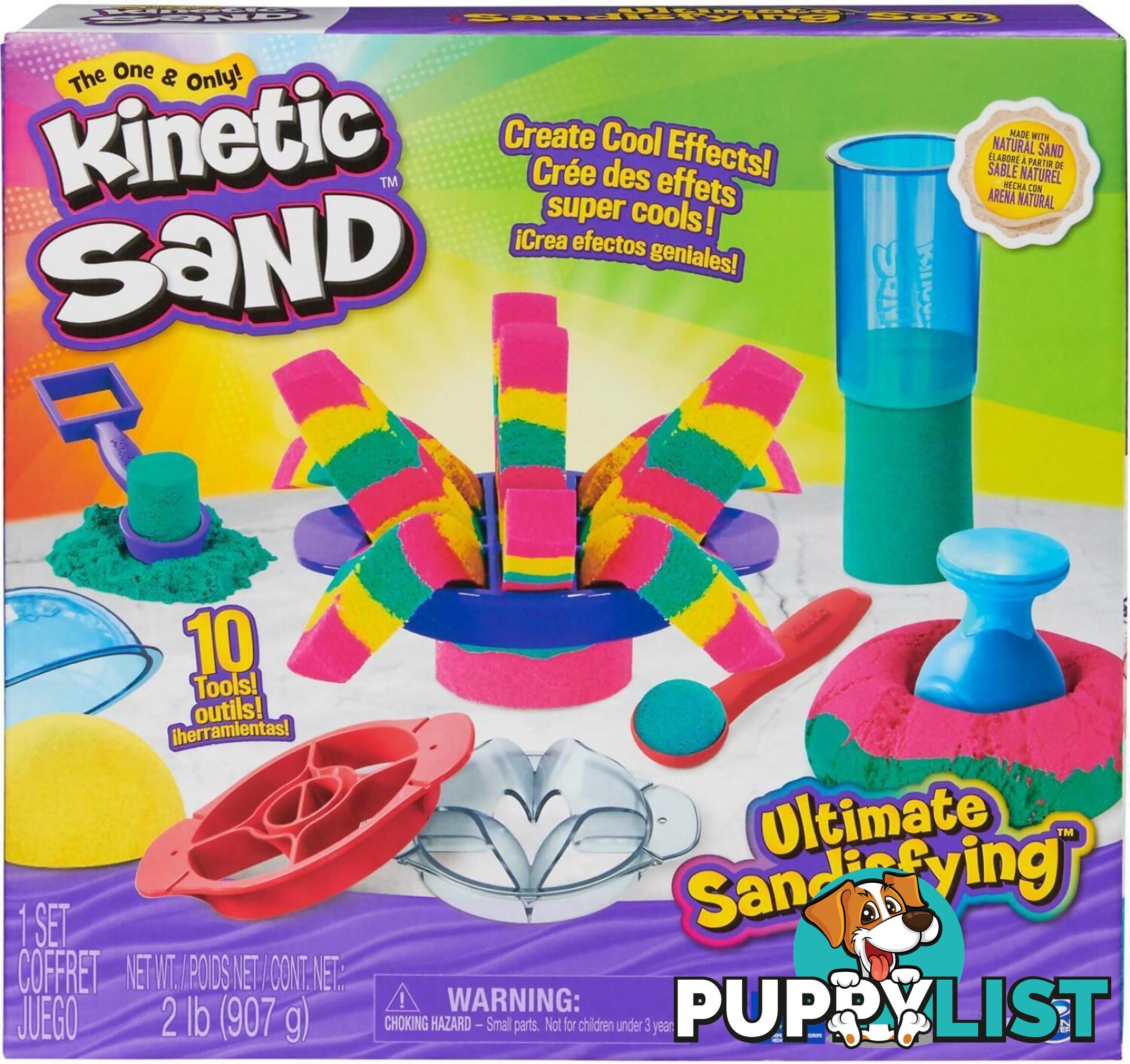 Kinetic Sand - Ultimate Sandisfying Set - Spin Master Si6067345 - 778988250020