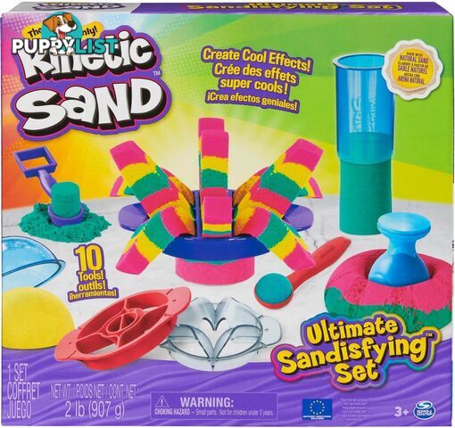 Kinetic Sand - Ultimate Sandisfying Set - Spin Master Si6067345 - 778988250020