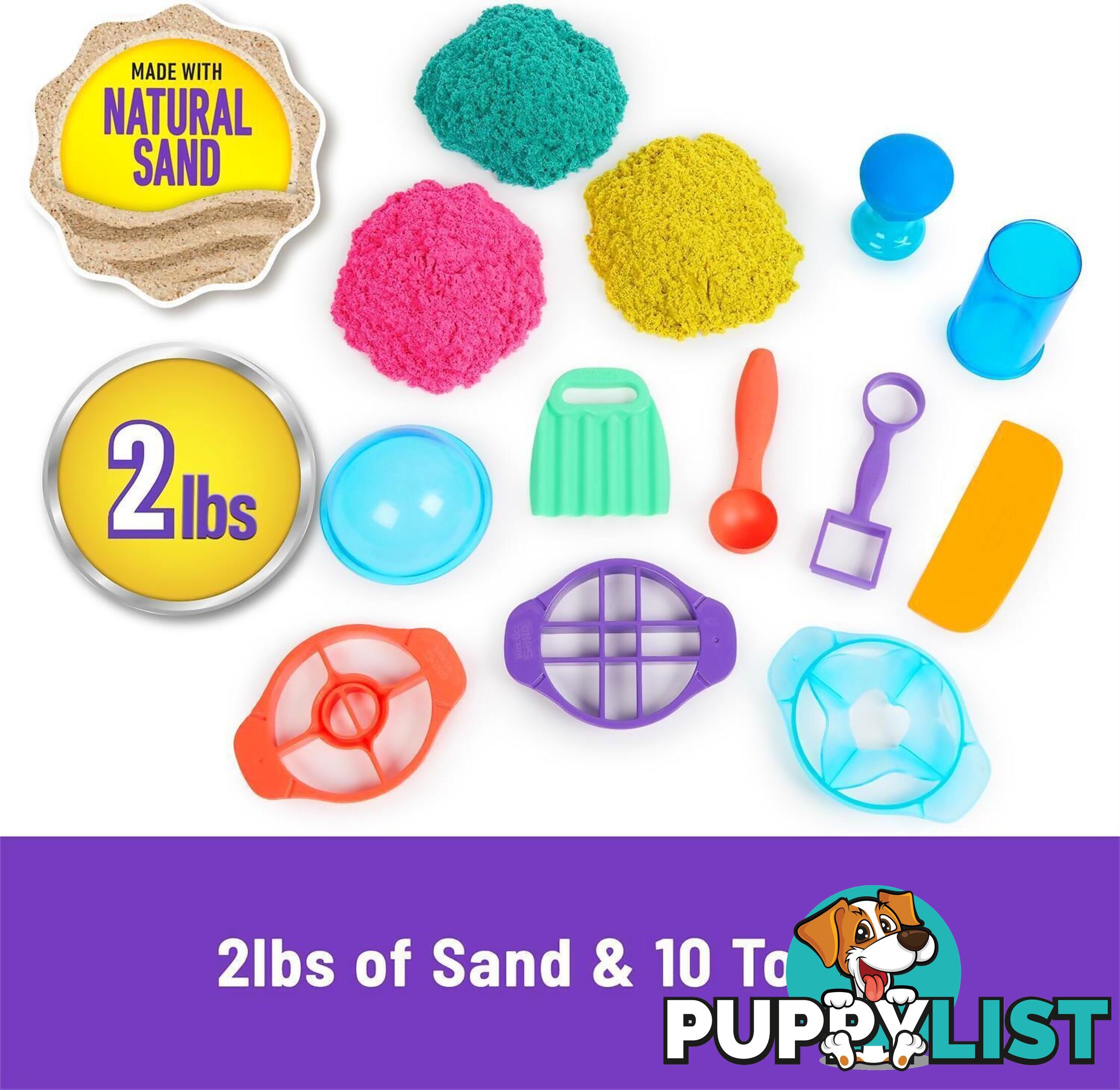 Kinetic Sand - Ultimate Sandisfying Set - Spin Master Si6067345 - 778988250020