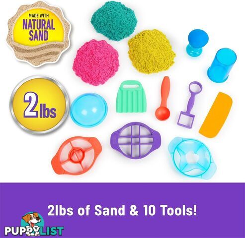 Kinetic Sand - Ultimate Sandisfying Set - Spin Master Si6067345 - 778988250020