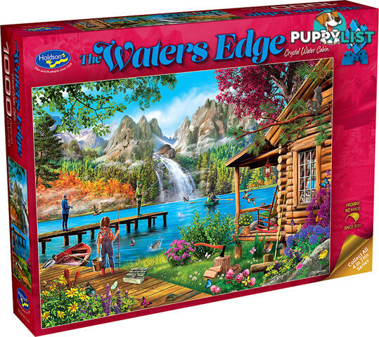 Holdson - Water's Edge Crystal Water Cabin Jigsaw Puzzle 1000 Pieces - Jdhol774913 - 9414131774913