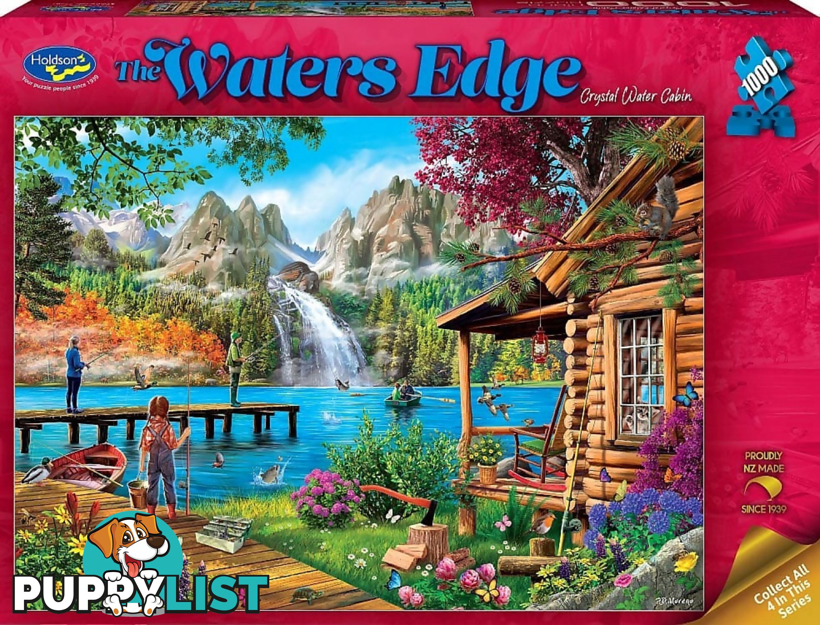 Holdson - Water's Edge Crystal Water Cabin Jigsaw Puzzle 1000 Pieces - Jdhol774913 - 9414131774913