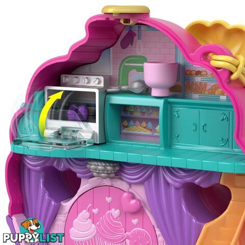 Polly Pocket - Something Sweet Cupcake Compact Playset - Mahkv31 - 0194735109180