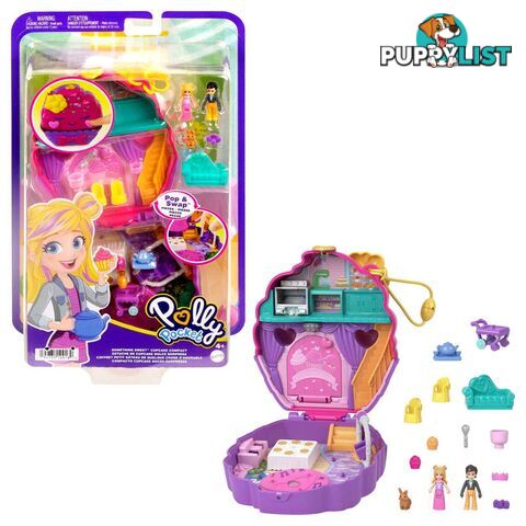 Polly Pocket - Something Sweet Cupcake Compact Playset - Mahkv31 - 0194735109180