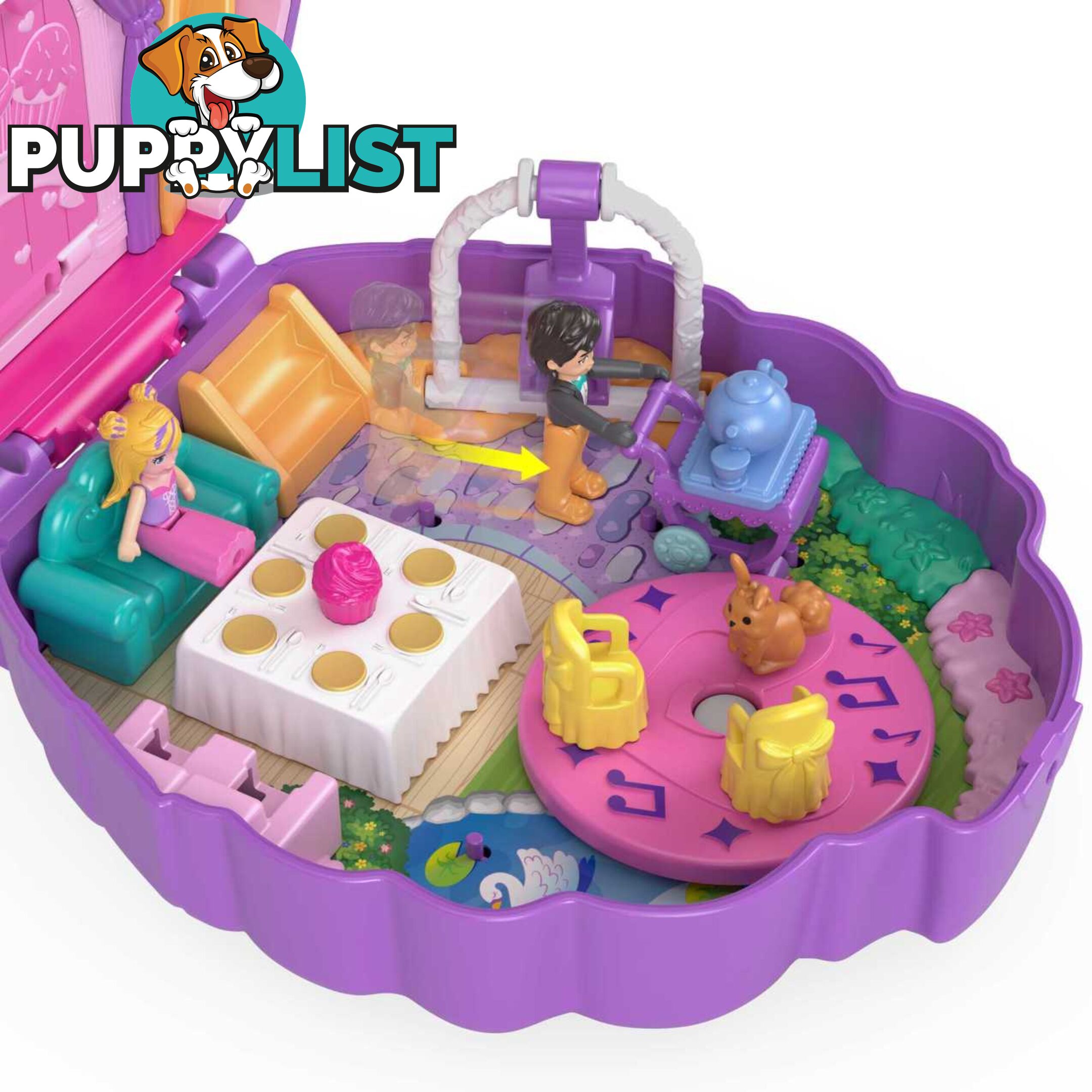 Polly Pocket - Something Sweet Cupcake Compact Playset - Mahkv31 - 0194735109180