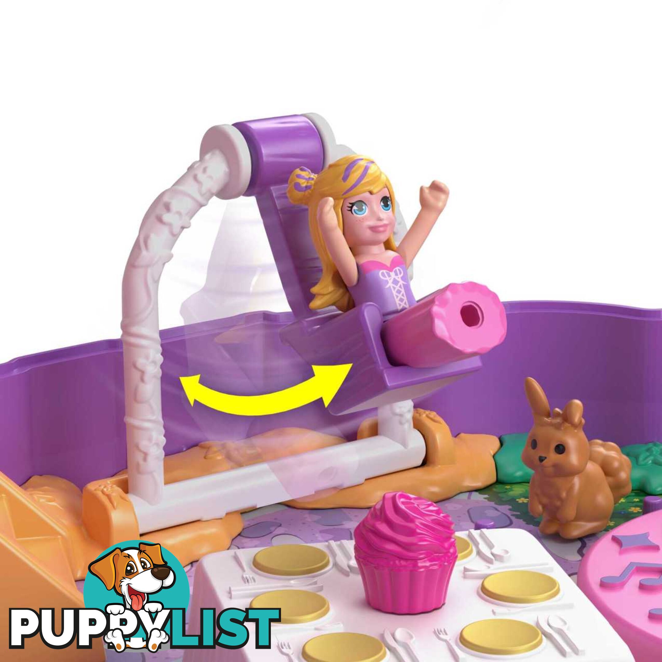 Polly Pocket - Something Sweet Cupcake Compact Playset - Mahkv31 - 0194735109180