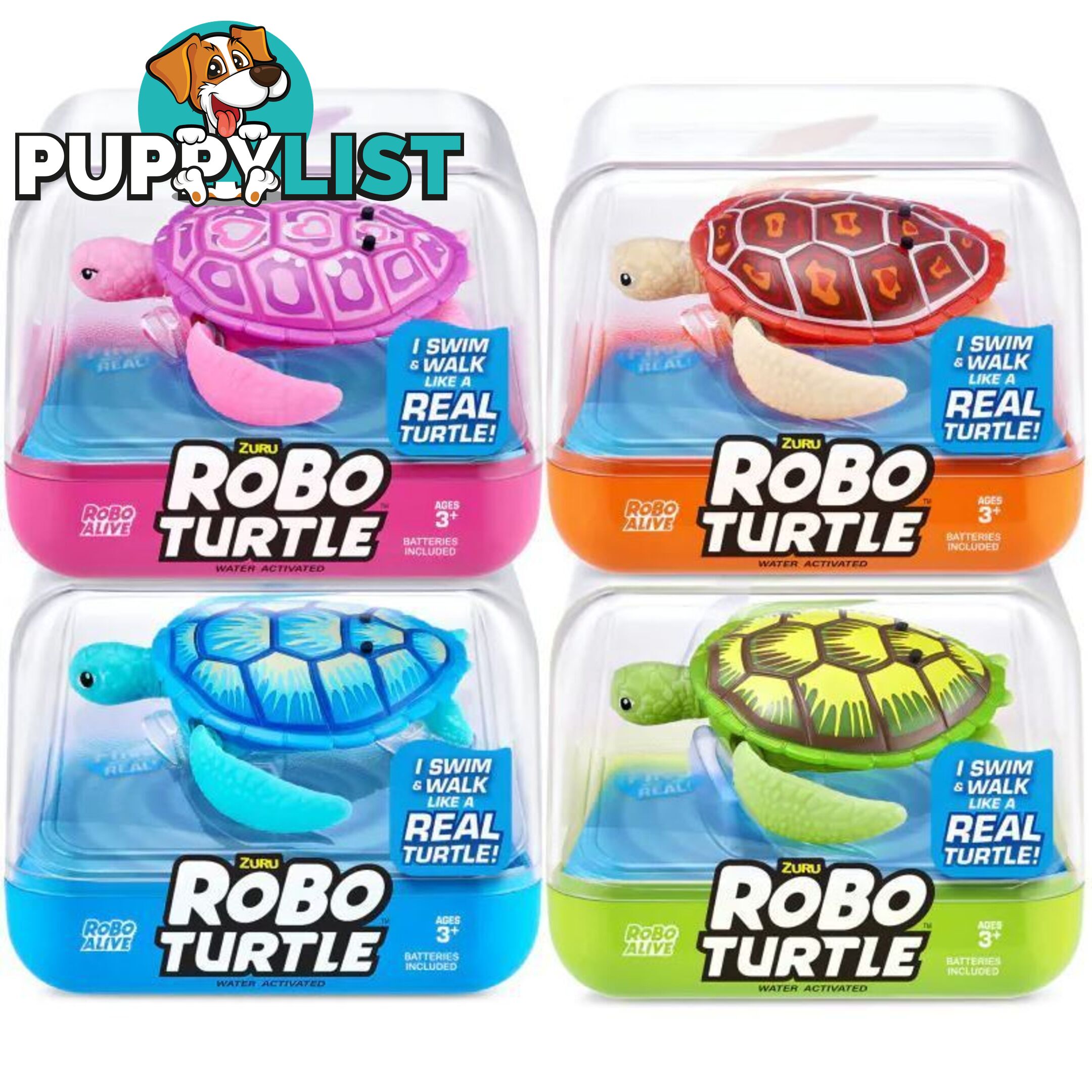 Zuru - Robo Turtle Assorted Styles (Chosen At Random Each Sold Separately) - Azazt7192uq1 - 193052043771