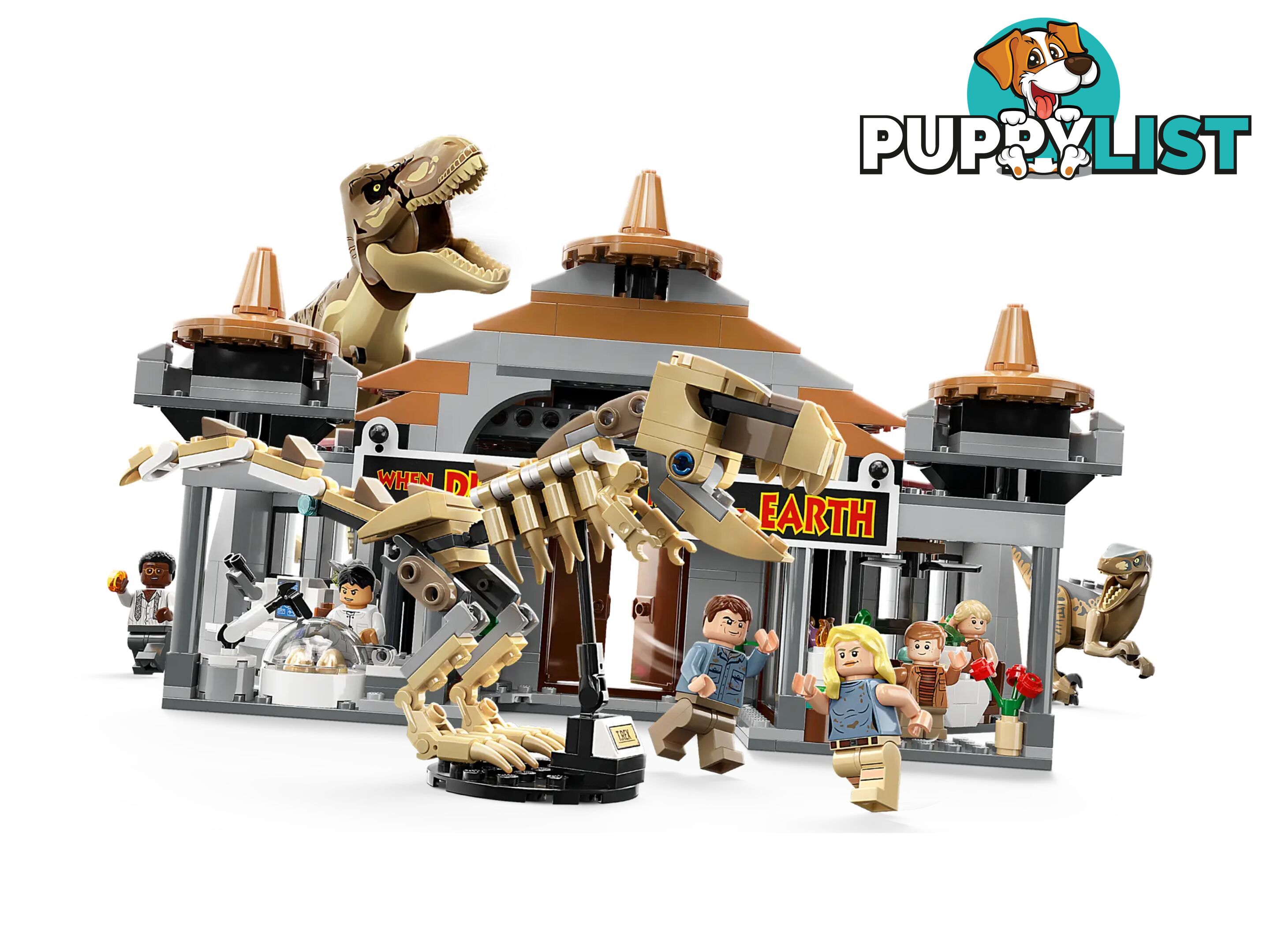 LEGO 76961 Visitor Center: T. rex & Raptor Attack - Jurassic World - 5702017421964