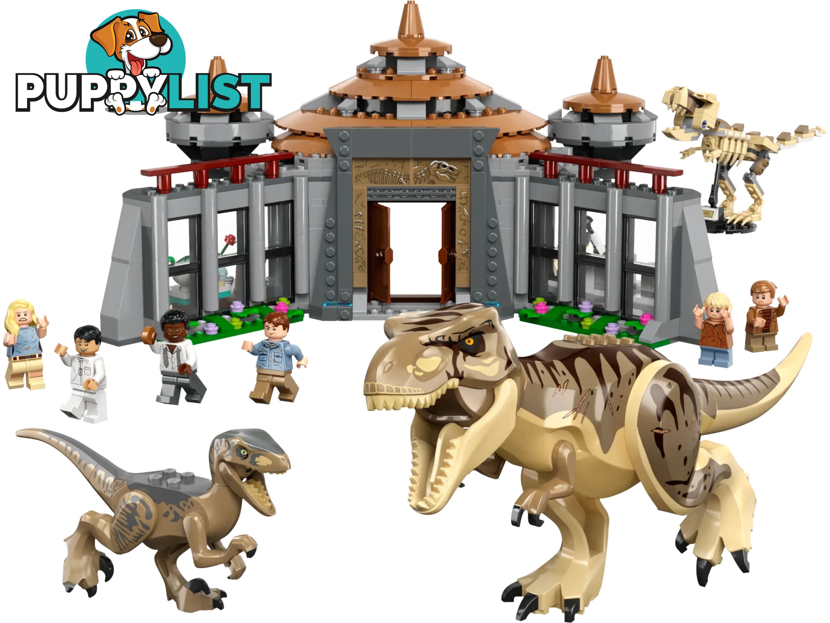 LEGO 76961 Visitor Center: T. rex & Raptor Attack - Jurassic World - 5702017421964