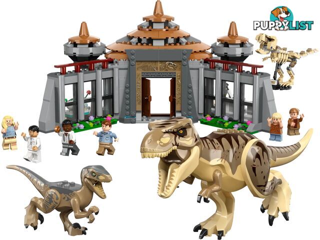 LEGO 76961 Visitor Center: T. rex & Raptor Attack - Jurassic World - 5702017421964