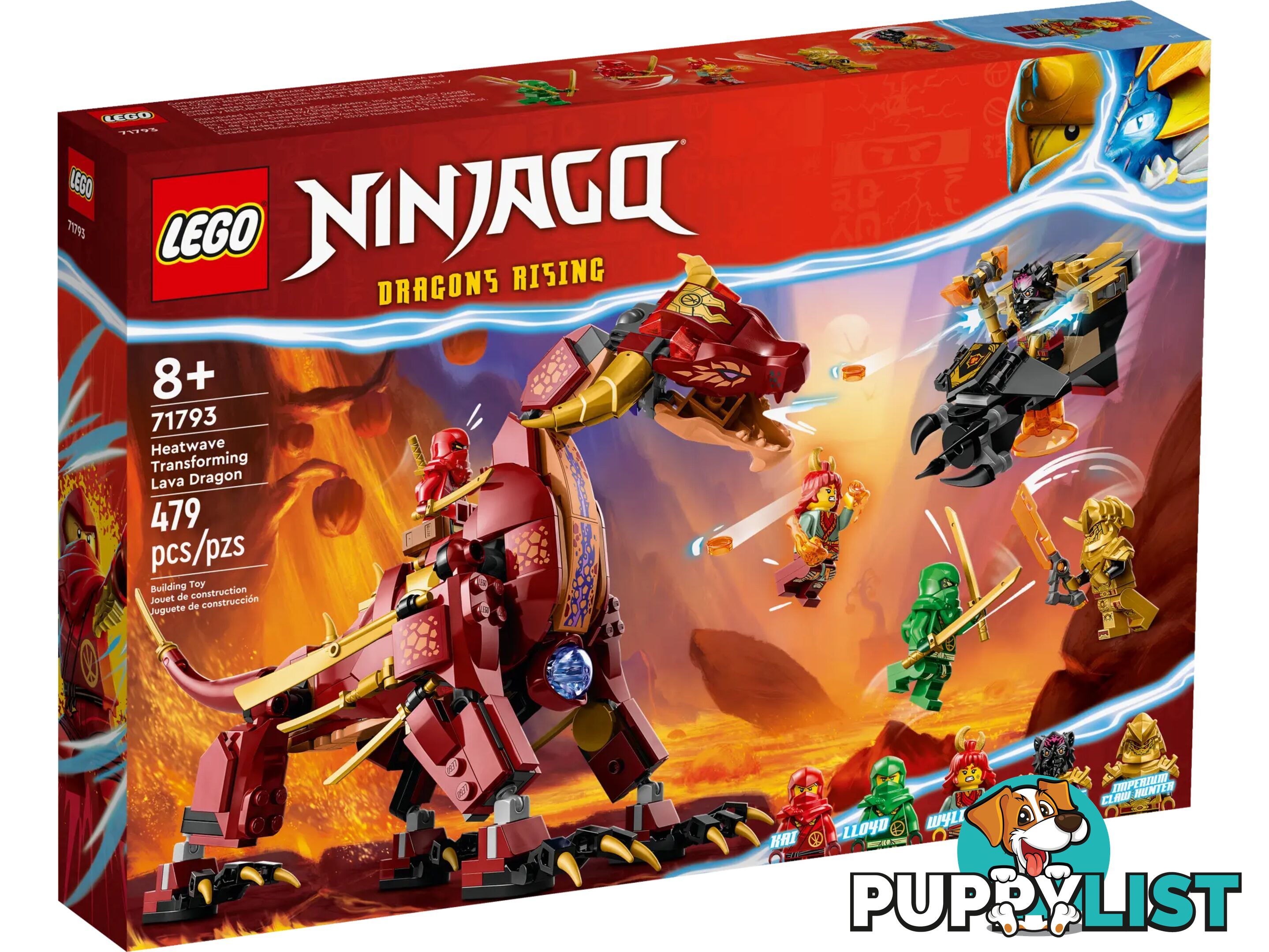 LEGO 71793 Heatwave Transforming Lava Dragon - Ninjago - 5702017416540