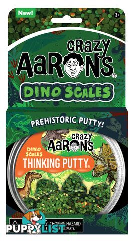 Crazy Aaron's Thinking Putty Dino Scales Trendsetters 4inch - Bgdo020 - 810066952478