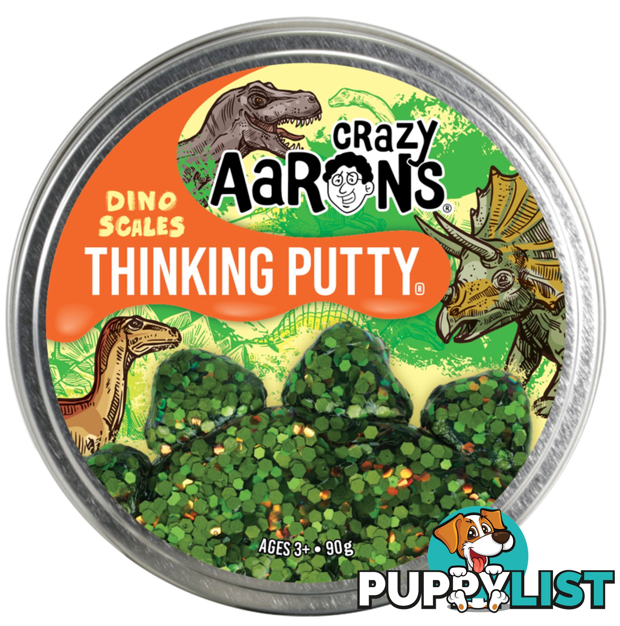 Crazy Aaron's Thinking Putty Dino Scales Trendsetters 4inch - Bgdo020 - 810066952478