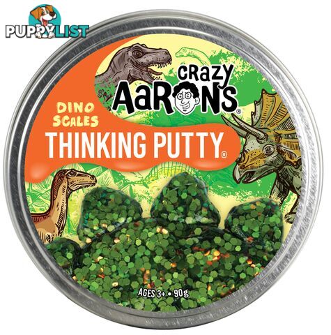 Crazy Aaron's Thinking Putty Dino Scales Trendsetters 4inch - Bgdo020 - 810066952478