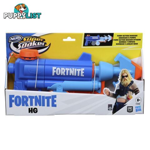 Nerf Super Soaker Fortnite Hg Water Blaster Pump-action Soakage Hasbro - Hbf25606loo - 5010993898794