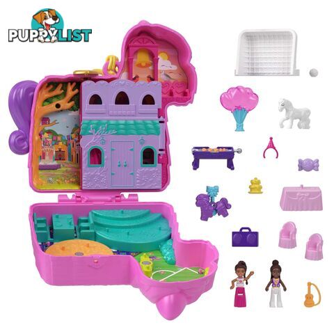 Polly Pocket - Mini Toys PiÃ±ata Party Compactâ„¢ Playset With 2 Dolls And Accessories Mattel - Mahkv32 - 194735108657