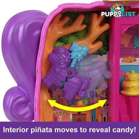 Polly Pocket - Mini Toys PiÃ±ata Party Compactâ„¢ Playset With 2 Dolls And Accessories Mattel - Mahkv32 - 194735108657