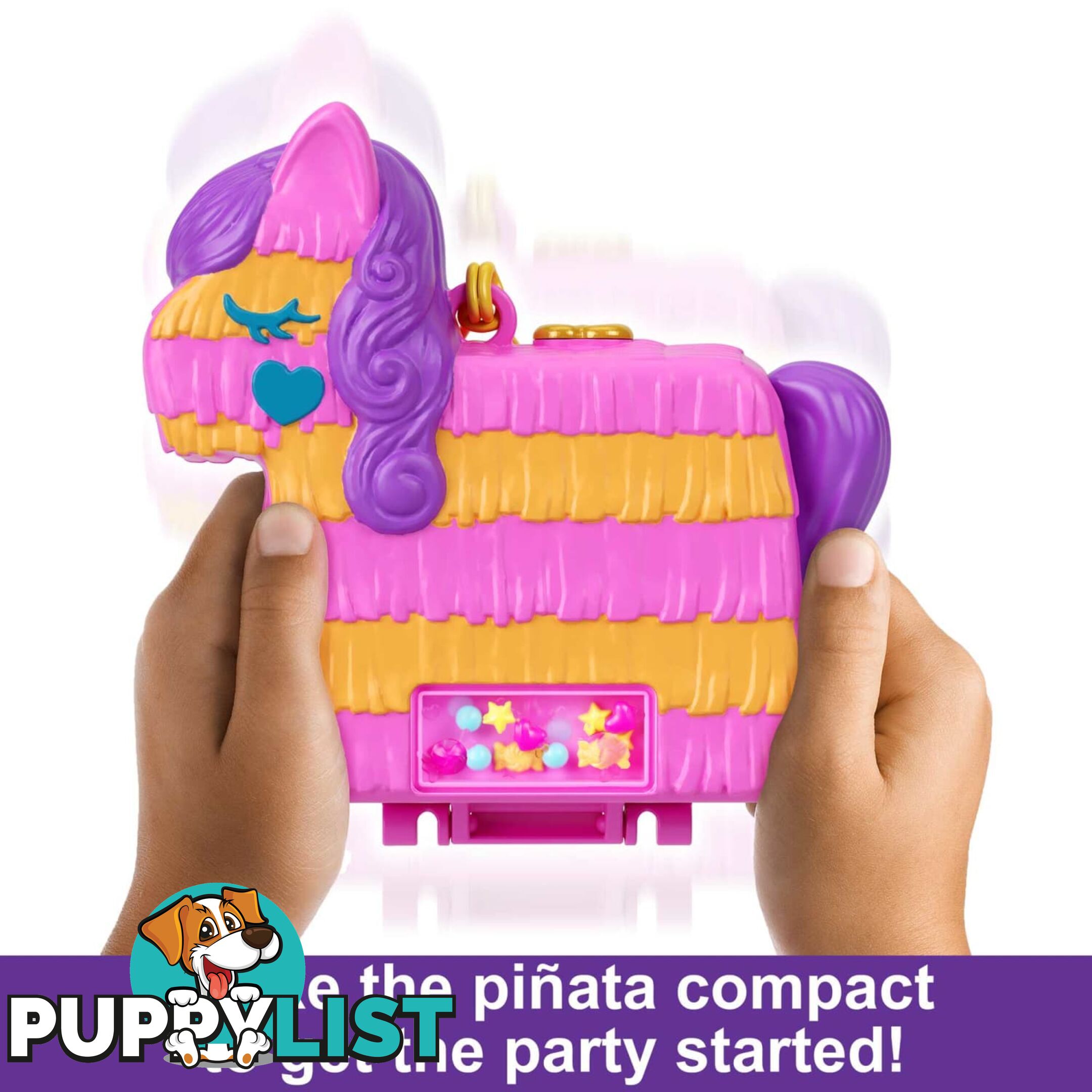 Polly Pocket - Mini Toys PiÃ±ata Party Compactâ„¢ Playset With 2 Dolls And Accessories Mattel - Mahkv32 - 194735108657