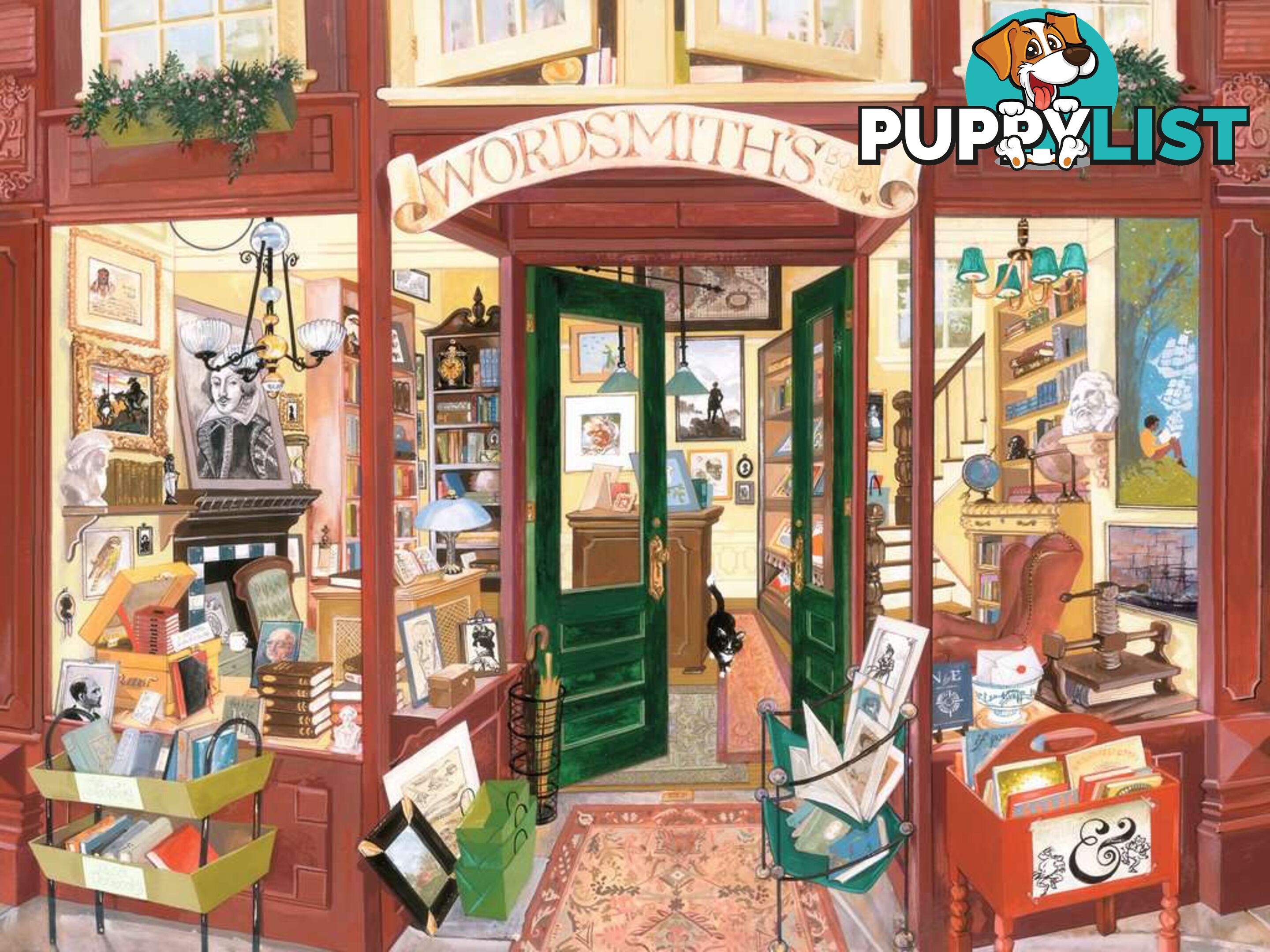 Ravensburger - Wordsmith's Bookshop Jigsaw Puzzle 1500pc Rb16821 - 4005556168217