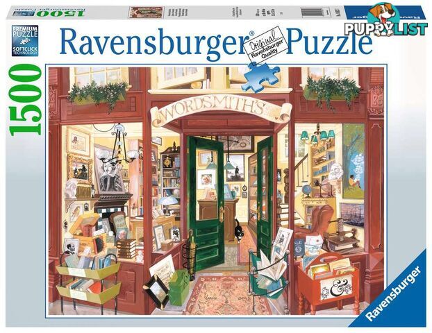 Ravensburger - Wordsmith's Bookshop Jigsaw Puzzle 1500pc Rb16821 - 4005556168217