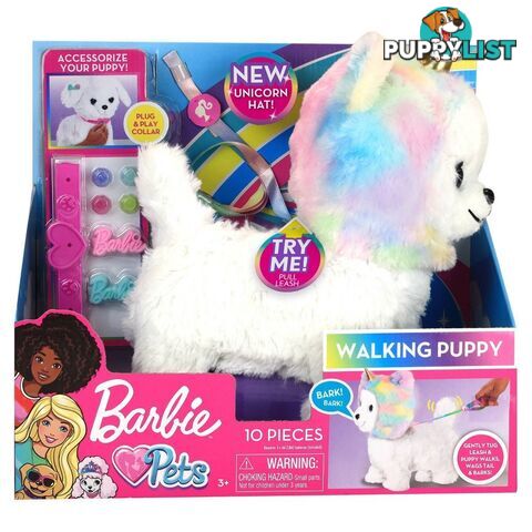 Barbie - Walking Puppy - Bj63262 - 886144632624