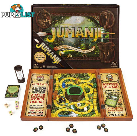 Jumanji Game Refresh Wooden Box Set - Spin Master - Si6061779 - 778988372852