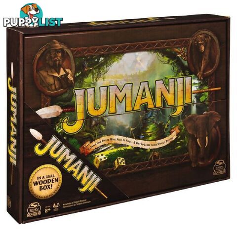 Jumanji Game Refresh Wooden Box Set - Spin Master - Si6061779 - 778988372852