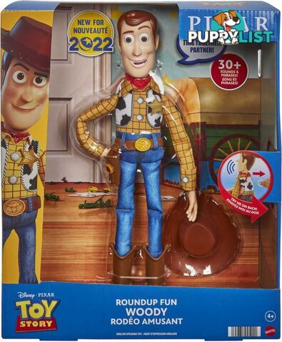 Disney And Pixar Toy Story - Woody Talking Toy 20 Phrases Of Roundup Fun - Mattel - Mahfy35 - 194735045990