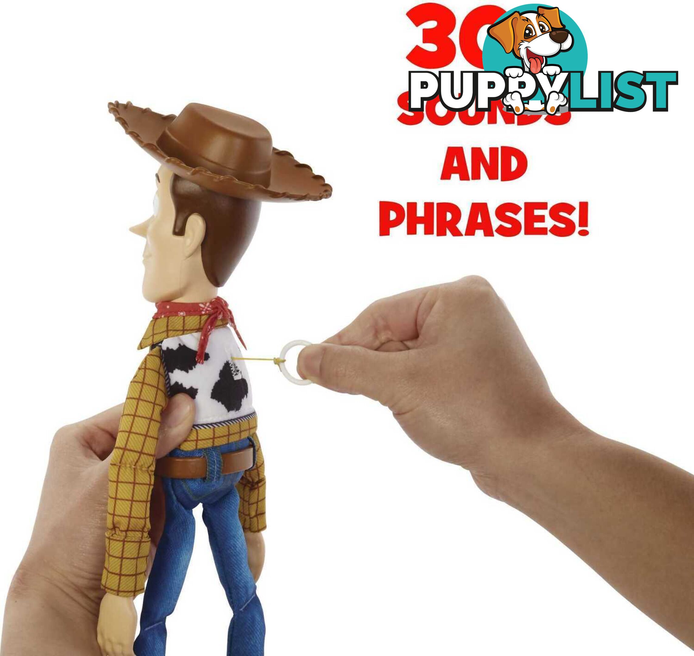 Disney And Pixar Toy Story - Woody Talking Toy 20 Phrases Of Roundup Fun - Mattel - Mahfy35 - 194735045990