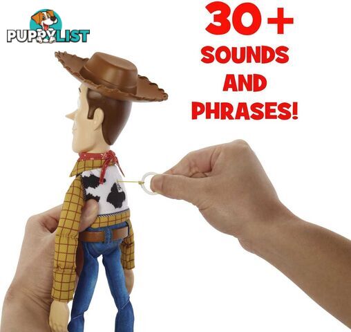 Disney And Pixar Toy Story - Woody Talking Toy 20 Phrases Of Roundup Fun - Mattel - Mahfy35 - 194735045990