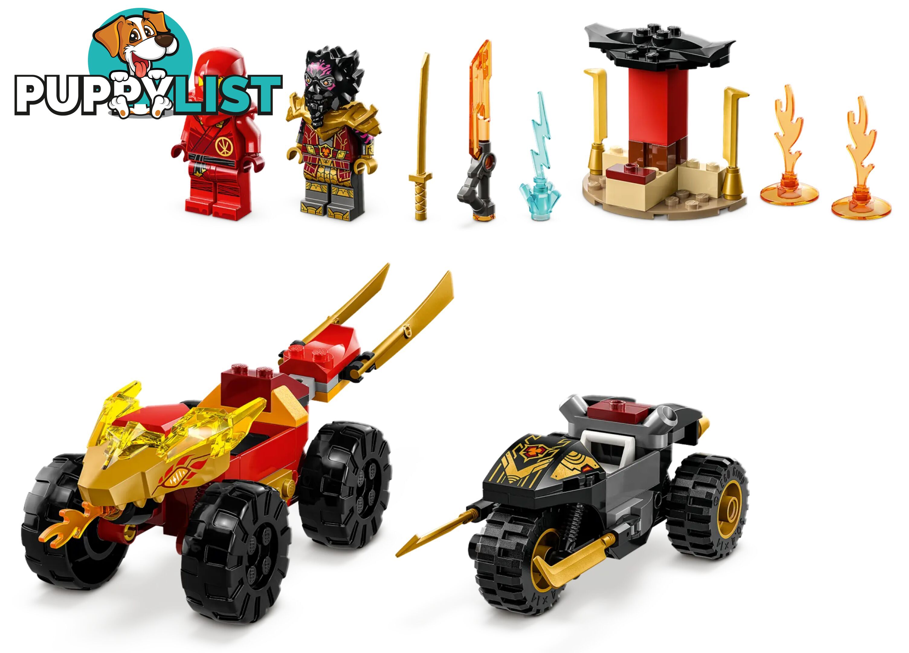 LEGO 71789 Kai and Ras's Car and Bike Battle - Ninjago 4+ - 570201741304