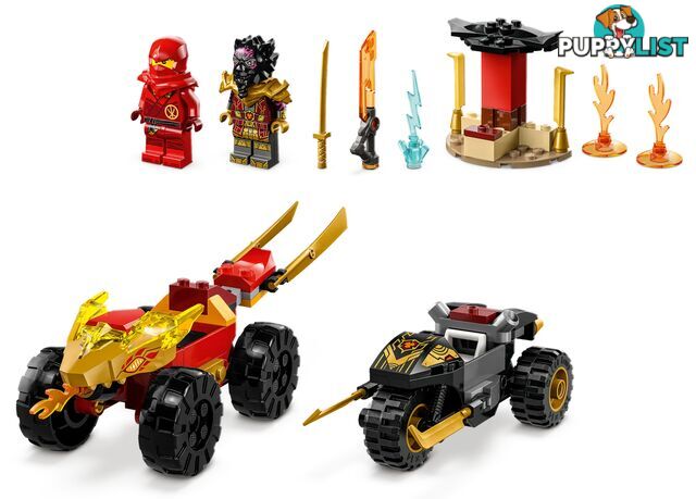 LEGO 71789 Kai and Ras's Car and Bike Battle - Ninjago 4+ - 570201741304