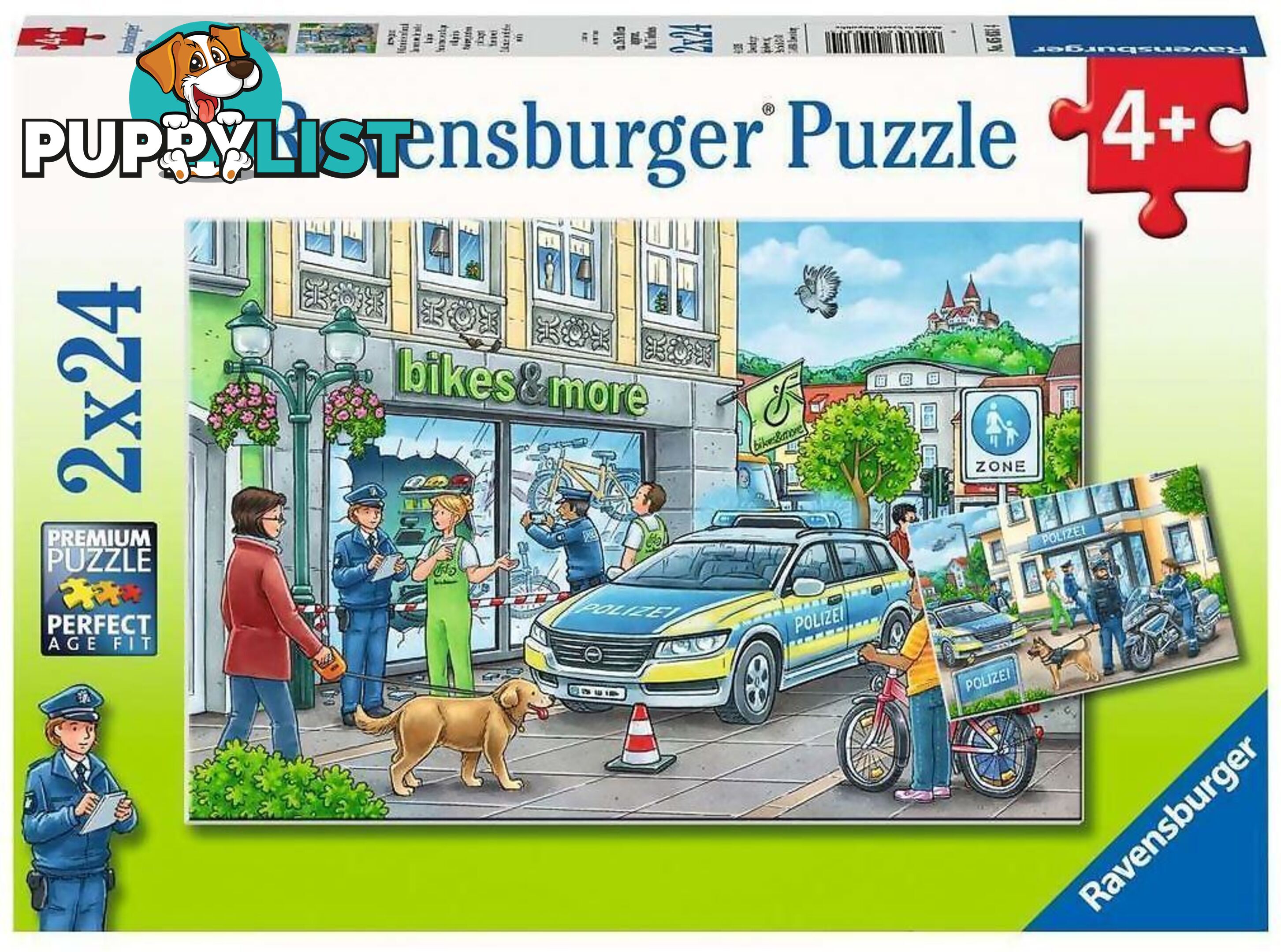 Ravensburger - Police At Work Jigsaw Puzzle 2 X 24pc - Mdrb05031 - 4005556050314