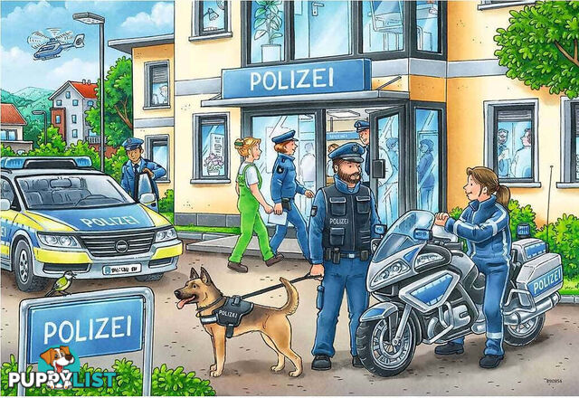 Ravensburger - Police At Work Jigsaw Puzzle 2 X 24pc - Mdrb05031 - 4005556050314