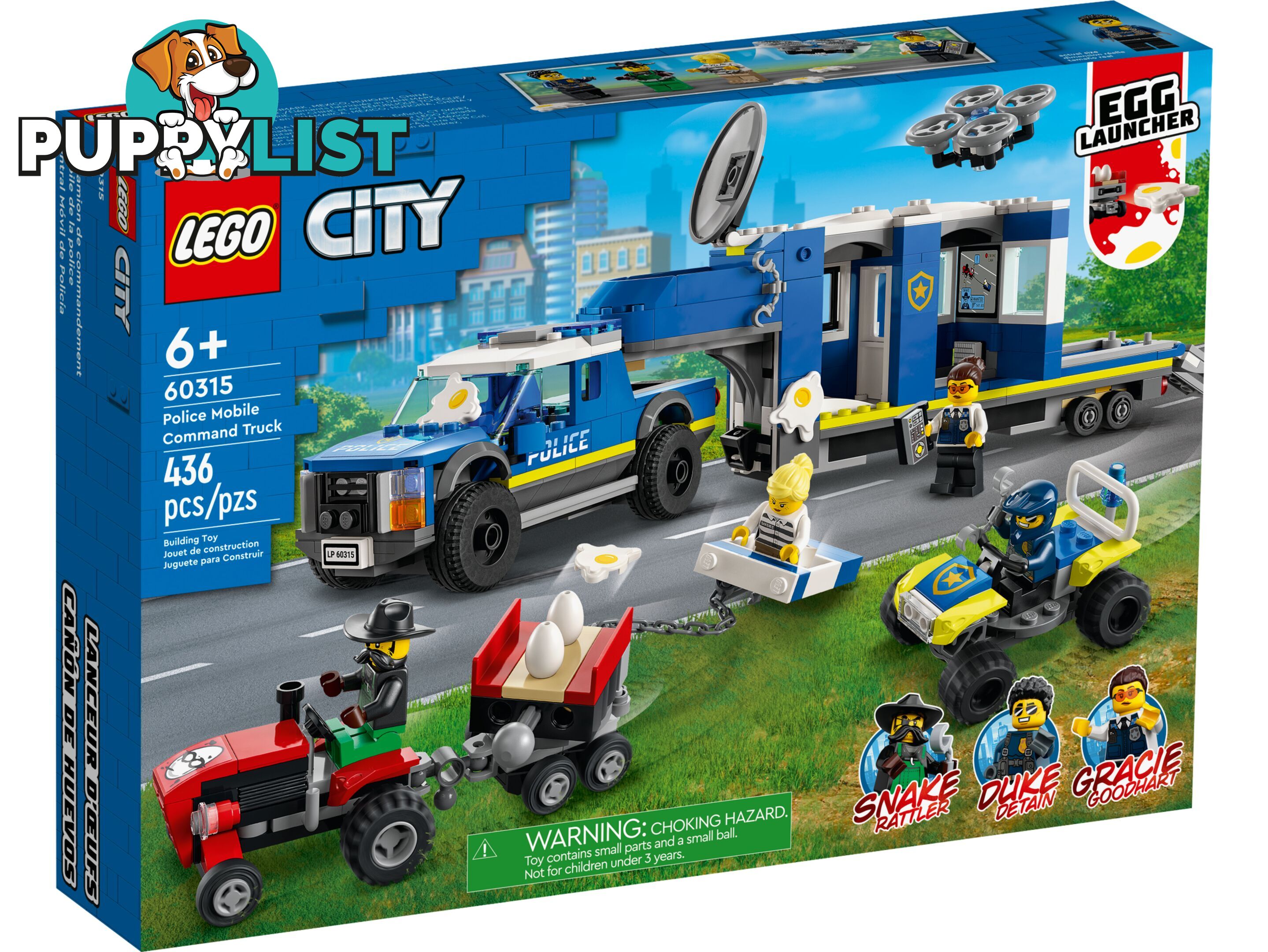 LEGO 60315 Police Mobile Command Truck - City - 5702017161907