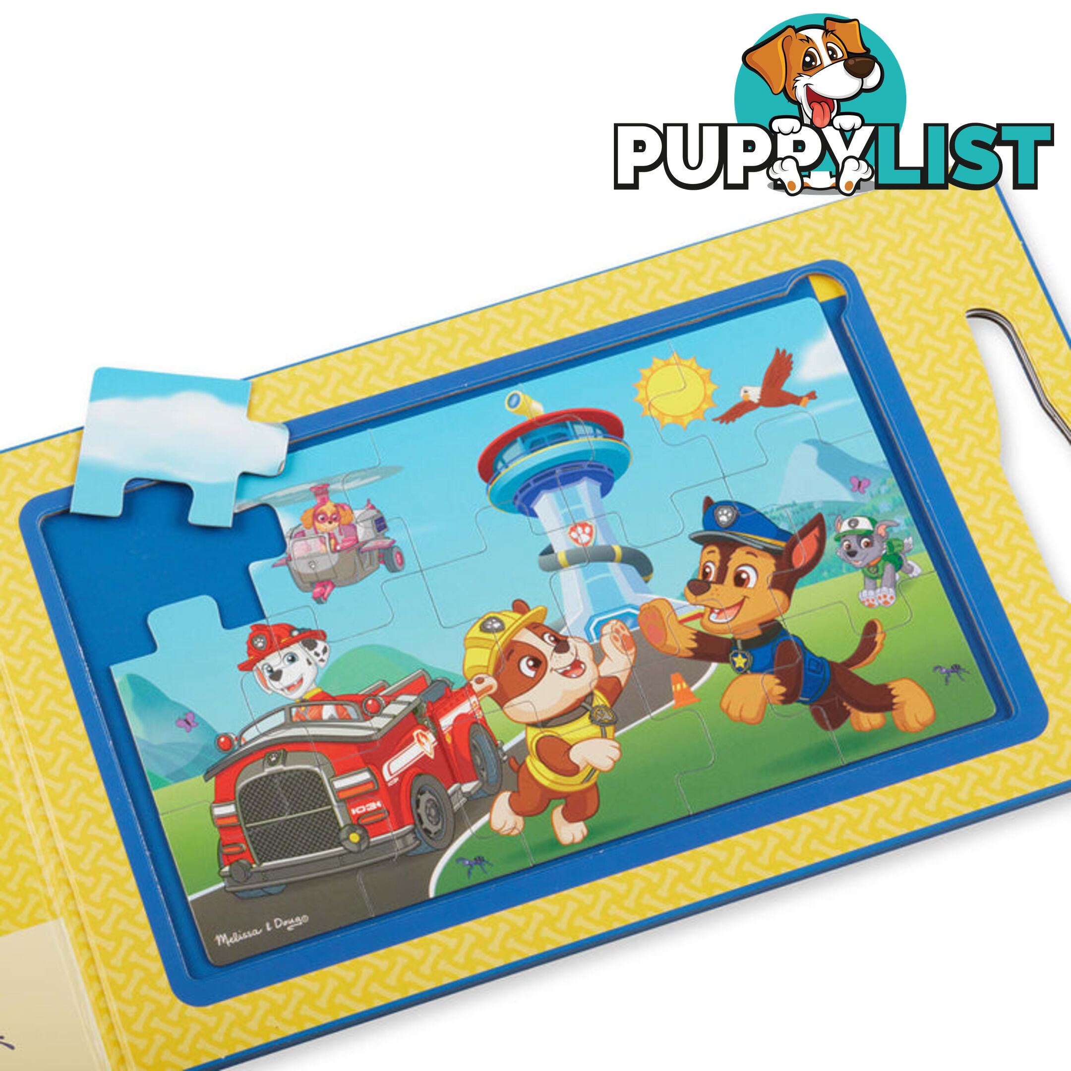 Melissa & Doug - Paw Patrol Magnetic Jigsaw Puzzle - Mdmnd33262 - 000772332620