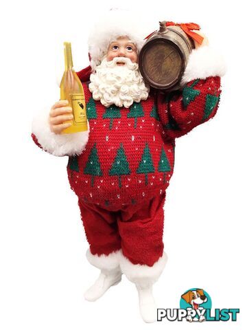 Cotton Candy - Xmas 28cm Standing Santa Clause Barrel - Ccxrs06 - 93534680155774