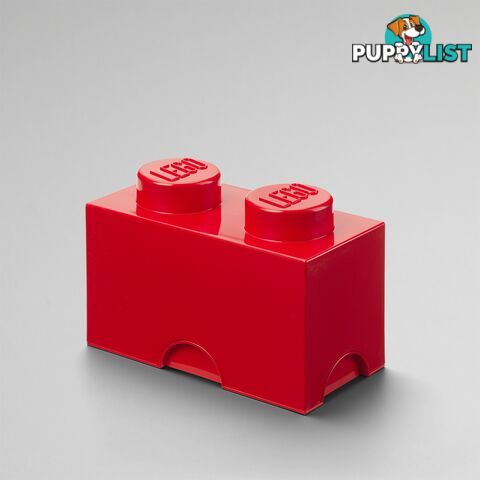 LEGO Storage Brick 2 Red 4002 - Room Copenhagen - 762152346558