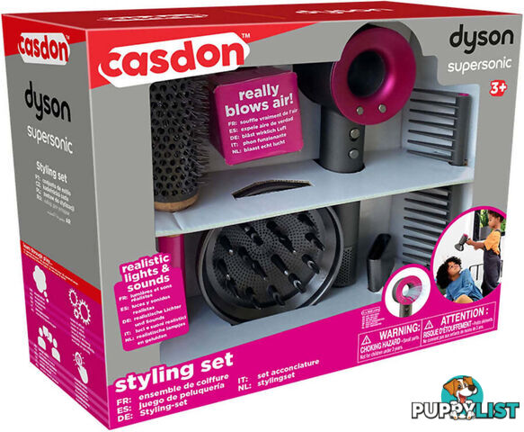 Dyson - Supersonic Toy Styling Set - Casdon - Ajcas73250 - 5011551000222