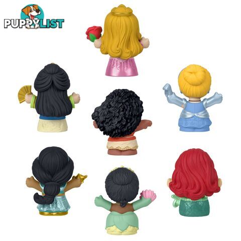 Fisher-Price Little People Disney Princess Toys 7-figure Pack For Toddlers And Preschool Kids - Mahjw75 - 0194735096688