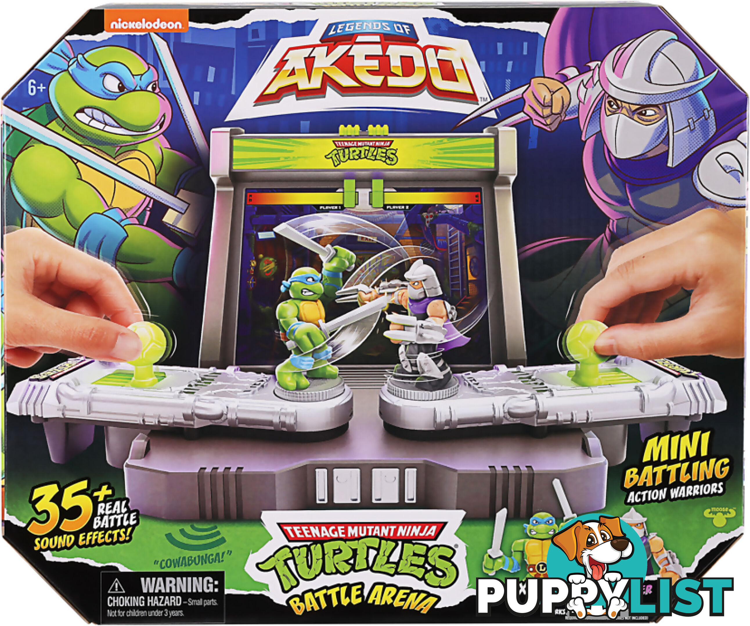 Tmnt Akedo - Teenage Mutant Ninja Turtles Battle Arena - Mj15262 - 630996152621