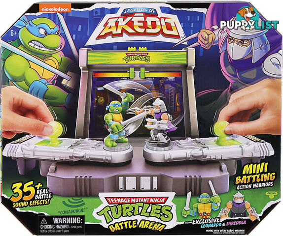 Tmnt Akedo - Teenage Mutant Ninja Turtles Battle Arena - Mj15262 - 630996152621