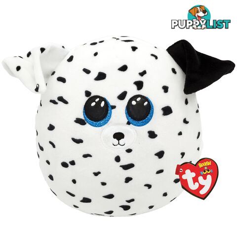 Ty - Squish-a-boos - Fetch - Dalmatian Dog Medium 25cm (10'') - Squishy Beanies - Bg39318 - 008421393183