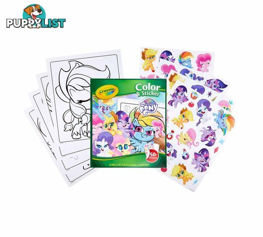 Crayola - My Little Pony Color And Sticker Book - Bs042631 - 071662026318