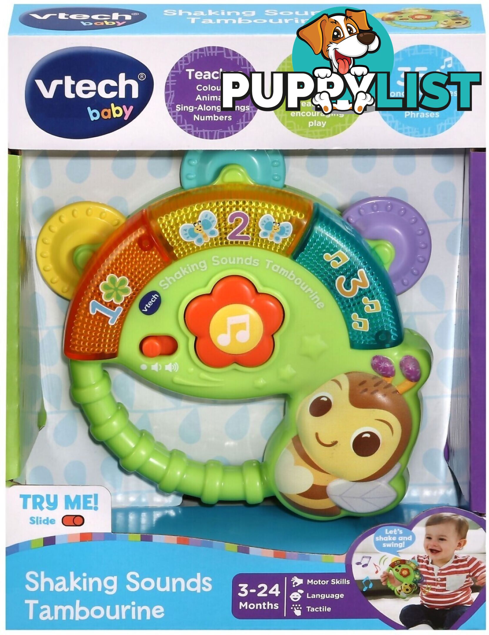 Vtech - Shaking Sounds Tambourine - Tn80558603006 - 3417765586033